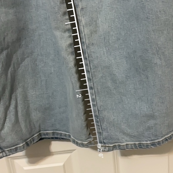 Altar'd State Blue Flare Wide Leg Jeans - Picture 4 of 4